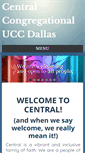 Mobile Screenshot of centraluccdallas.org