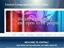 Tablet Screenshot of centraluccdallas.org